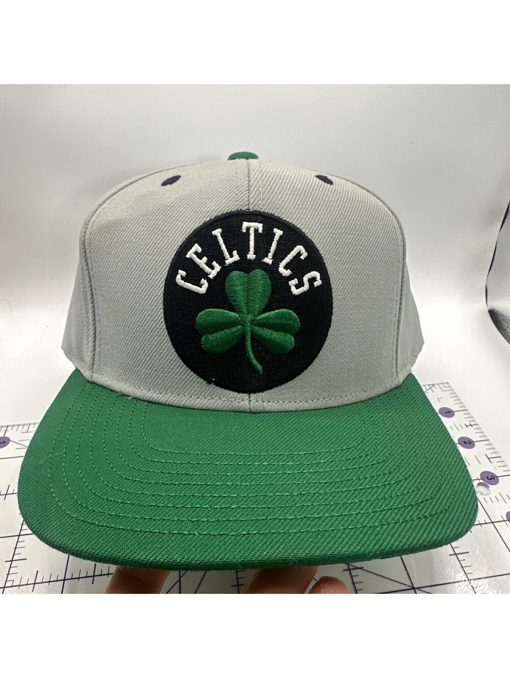 Boston Celtics Mitchell And Ness Nba 2017 Embroidered Baseball Hat
